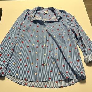 J crew button up